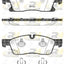 Front Brake Pads and CROSS DRILLED 375mm Disc Rotors set for MB ML250 12-15 W166