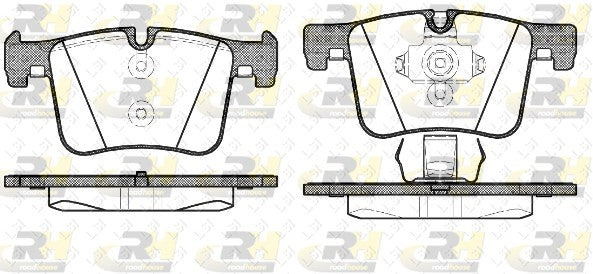 Front and Rear Brake Pads and Disc Rotors Full Set Sensor for BMW 328i F30 2012-2015