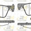 Front and Rear Brake Pads and Disc Rotors Full Set Sensor for BMW 328i F30 2012-2015