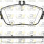 Front Brake Pads and Disc Rotors set for MB  A250 W176 B250 W246 with Sport Package