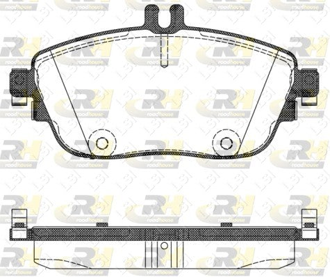 Front Brake Pads and Disc Rotors set for MB  A250 W176 B250 W246 with Sport Package