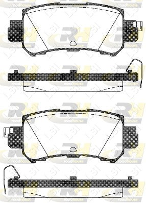 Rear Disc Rotors and Brake Pads for Mazda CX-3 DK 2.0L 03/2015-01/2018 281mm