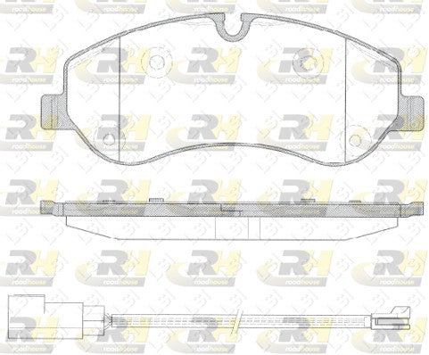 Front Bendix HD Brake Pads and Disc Rotor for Ford TRANSIT 2.0 2.2 VO VN Diesel 18-on