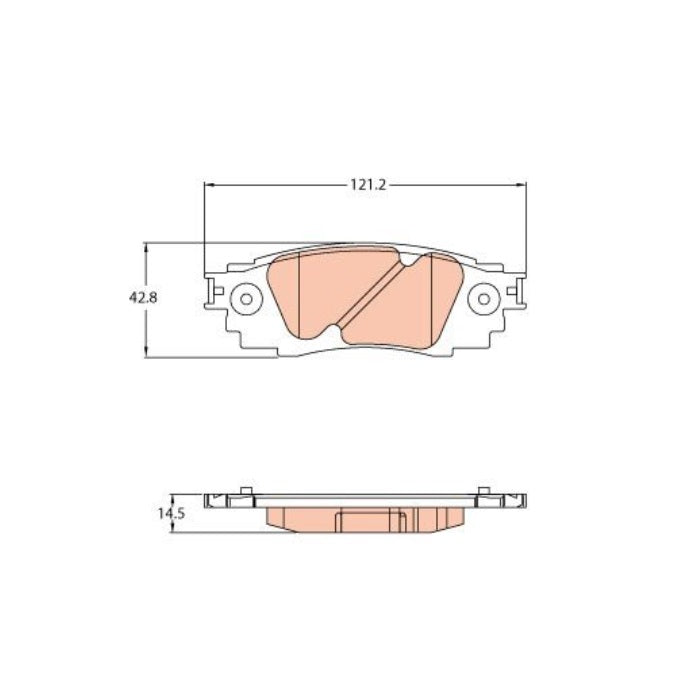 Rear Brake Disc Rotors and Brake Pads for Toyota Camry ASV70 RAV4 AXAH52