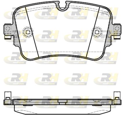 Front and Rear Brake Pads with Sensors and Disc Rotors set for Audi Q7 4M 16-22