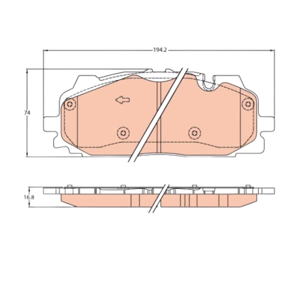 Front and Rear Brake Pads with Sensors and Disc Rotors set for Audi Q7 4M 16-22