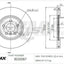 2 X Fremax Front Brake Disc Rotors For Bmw X3 G01 2017-2020 330Mm
