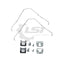 2 x Parking Hand Brake Shoe for Camry ACV36 ACV40 ASV50 MCV36 AurionGSV40 Avalon Brake Shoes