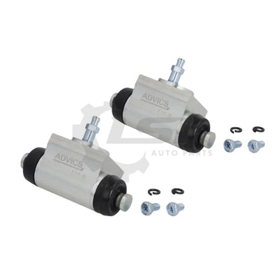2 x Rear Brake Wheel Cylinders for Toyota Hilux KUN26 GGN25 GUN125 126 4WD 4x4 Wheel Cylinder