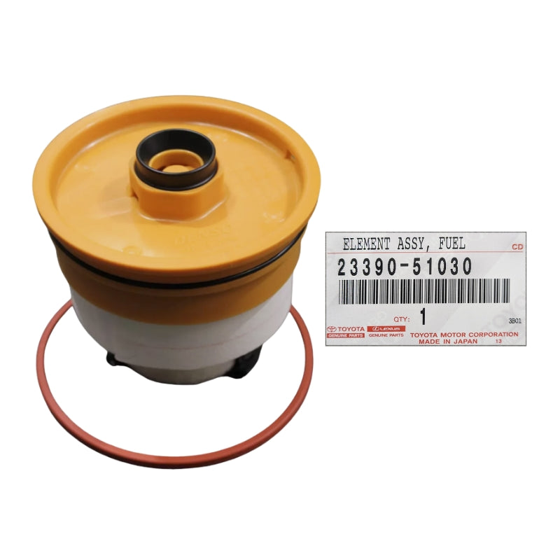 Genuine Toyota Fuel Filter Element for Landcruiser 70 200 Series V8 Diesel 1VDFTV 23390-51030
