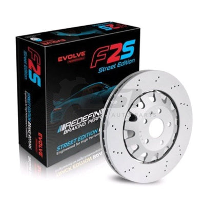 2x Front Cross Drilled Brake Disc Rotors for Mercedes Benz C63S AMG 16-19 390mm Brake Disc Rotors
