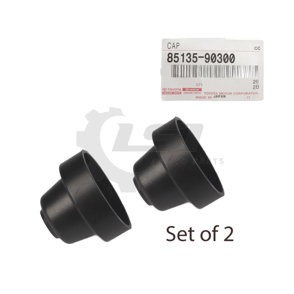 2X Genuine Toyota Landcruiser 40 Series 1975-1984 New Wiper Arm Pivot Rubber Cap