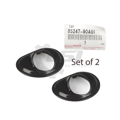 2X Genuine Toyota Landcruiser 60 Series Hj Fj Bj Wiper Arm Cover Cap Cowl Panel