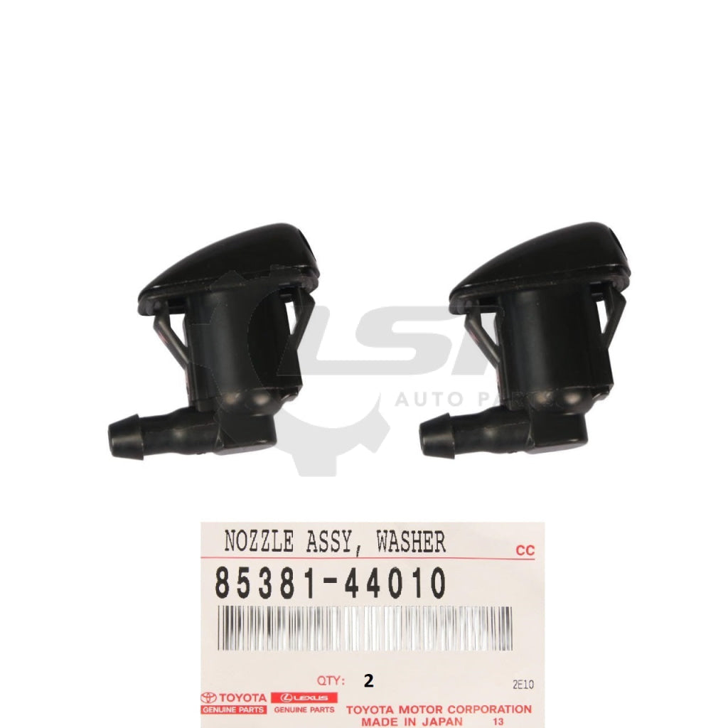 2X Genuine Toyota Prado 120 Series Kzj Kdj Grj Windscreen Spray Washer Jet Nozzle