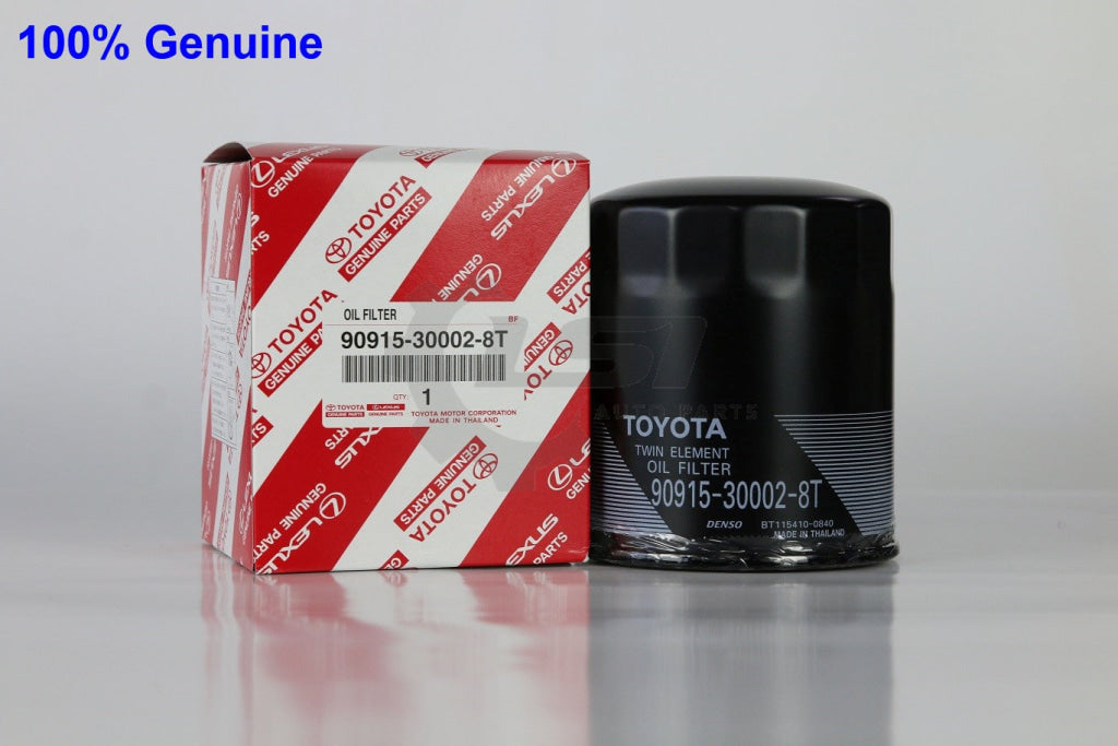 3 X Genuine Toyota Oil Filters 90915-30002-8T Filter