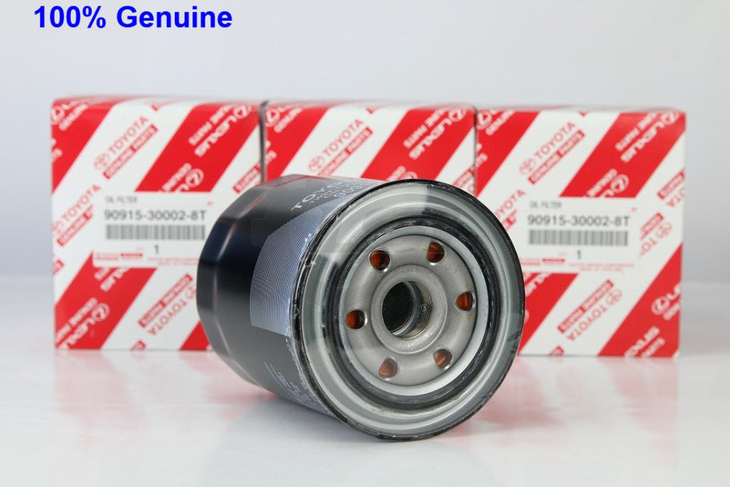 3 X Genuine Toyota Oil Filters 90915-30002-8T Filter