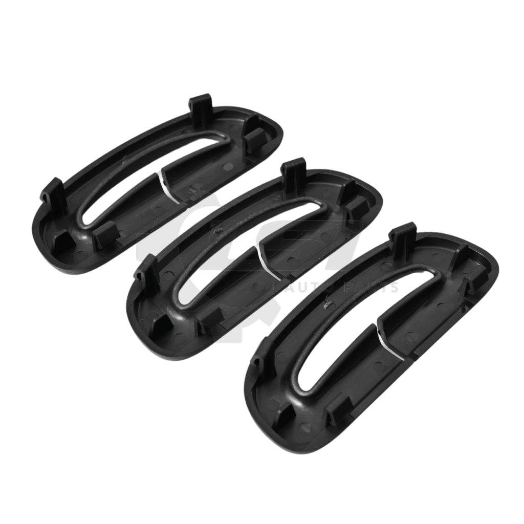 3x ABS Injection Parcel Shelf Seatbelt Bezel Trim Black For Ford Falcon FG FG-X Trim