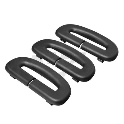 3x ABS Injection Parcel Shelf Seatbelt Bezel Trim Black For Ford Falcon FG FG-X Trim