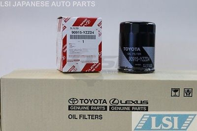 5 X Genuine Toyota Filter 90915-Yzzd4 For Hilux Landcruiser And Prado V6 V8 Oil