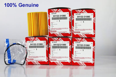 5 X Genuine Toyota Oil Filters 04152-31080 Wco66 R2664P For Lexus Gs300 Gs450H Rc350 Is250 Is250C