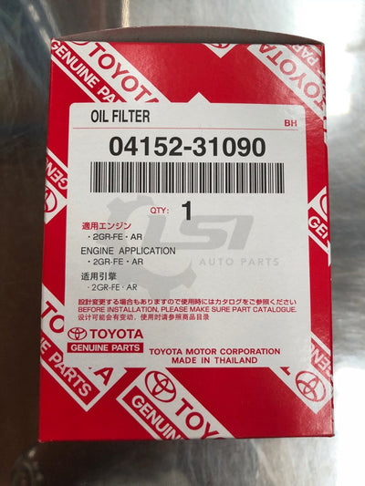 5 X Genuine Toyota Oil Filters 04152-31090 For Camry Aurion Kluger Rav4 Tarago Lexus Rx350 Is300H