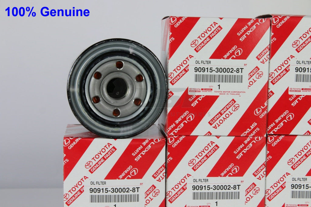 5 X Genuine Toyota Oil Filters 90915-30002-8T Filter