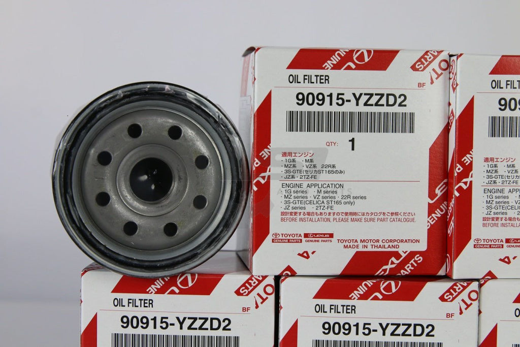 5 x Toyota Genuine Oil Filter 90915-YZZD2 suits Hiace RZH TRH KDH Hilu ...