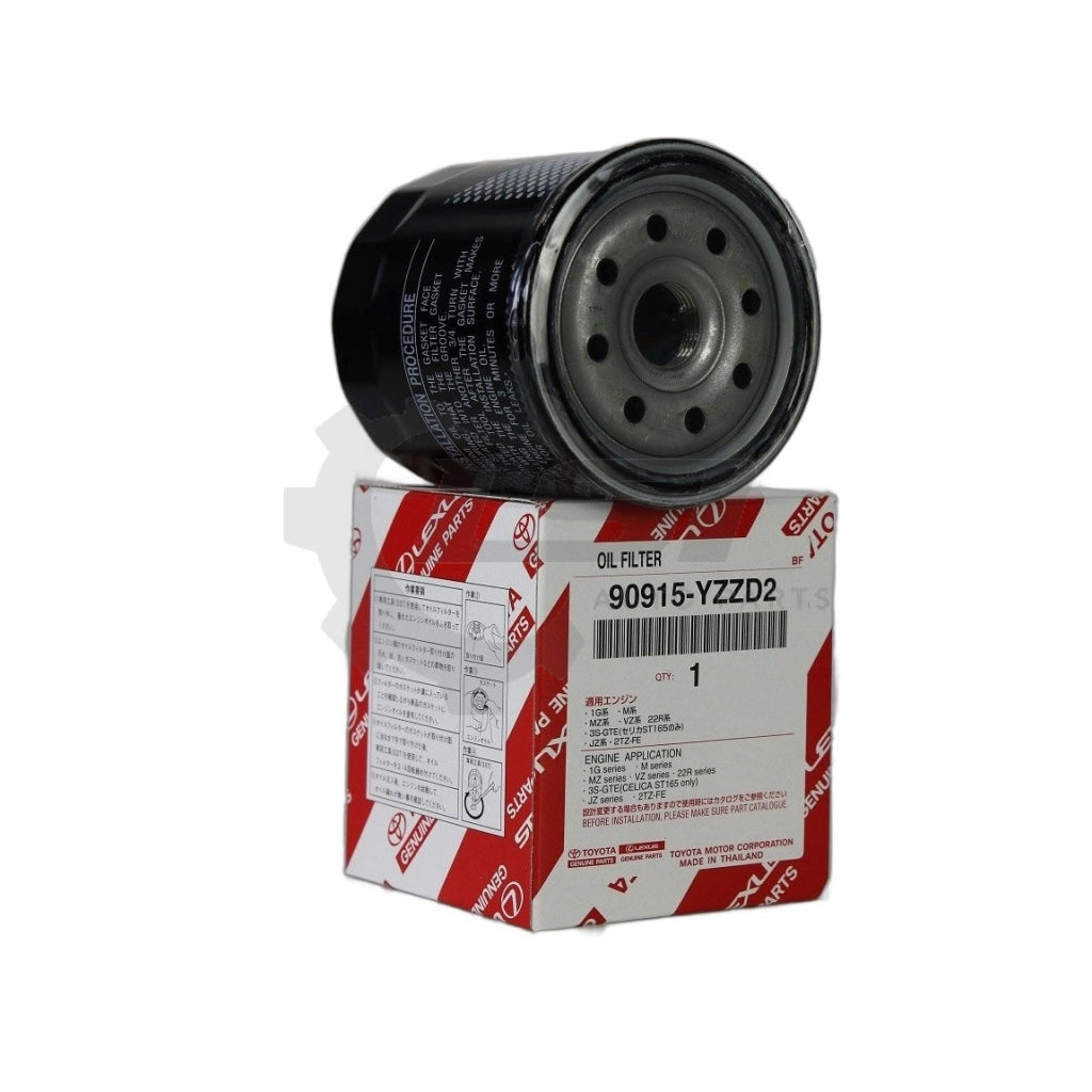 5 X Toyota Genuine Oil Filter 90915-Yzzd2 Suits Hiace Rzh Trh Kdh Hilux Landcruiser Prado Camry