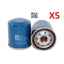 5 x Wesfil WZ386 Oil Filter for Toyota Corolla Prius Rav4 Yaris Cross Ref:Z386 Oil Filter