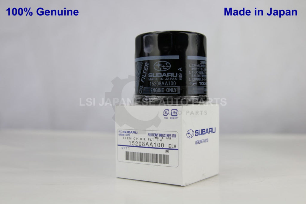 5X Genuine Subaru Oil Filter 15208 Aa100 Ryco X-Ref:z436