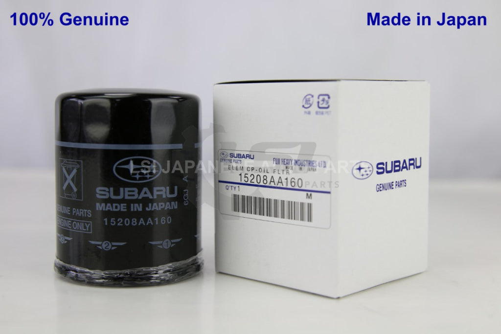 5X Genuine Subaru Oil Filters 15208-Aa160 Filter