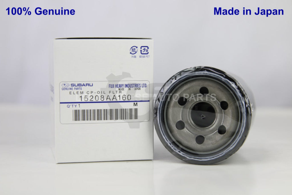 5X Genuine Subaru Oil Filters 15208-Aa160 Filter