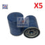 5x Wesfil Oil Filters for Honda Accord Civic CRV Jazz Odyssey Z547 Oil Filter