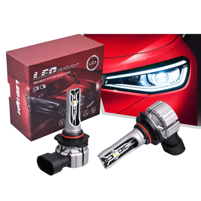 Set Pair H10 LED Fog Light Driving Lamp Globes Car Fog Lamp Bulbs Kit