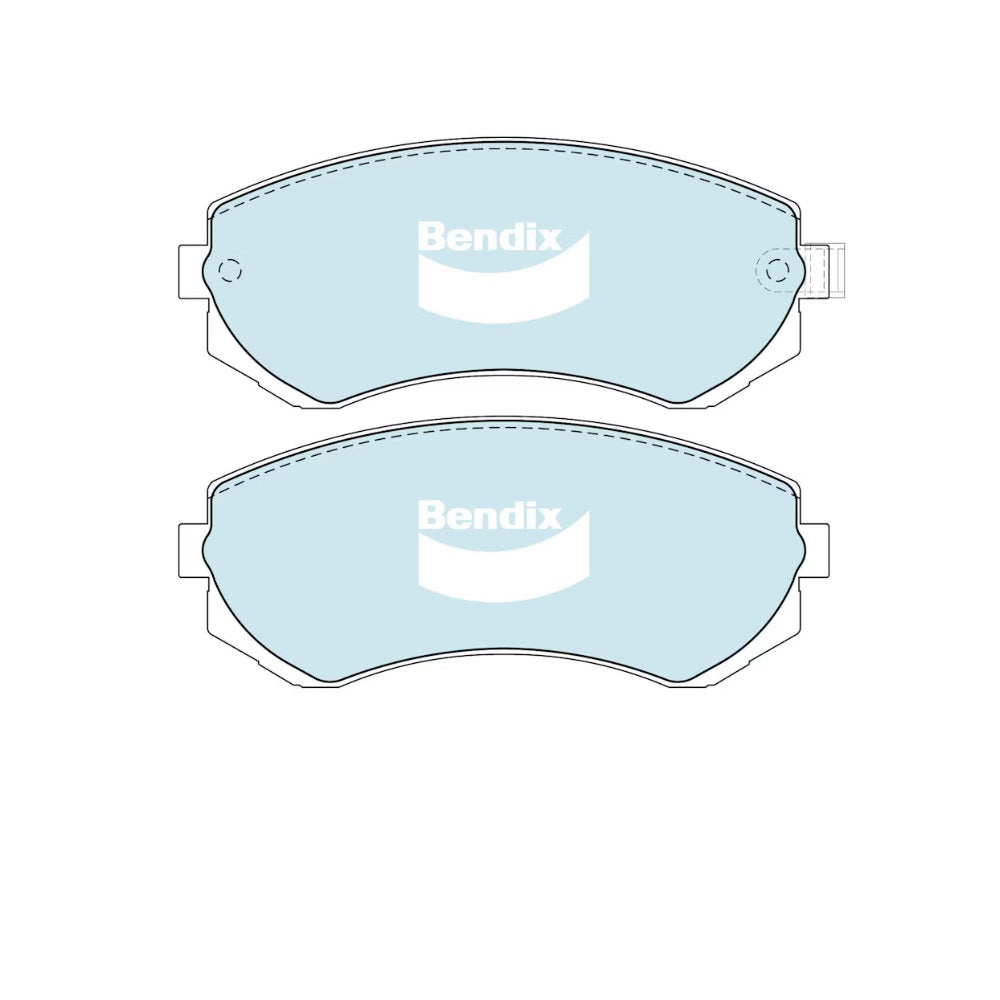 Bendix Front and Rear Brake Pads for Nissan Patrol GY Y61 DB1361 DB1148