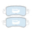 Rear Disc Rotors and Bendix Brake Pads for Mazda CX-3 DK 2.0L 03/2015-01/2018 281mm