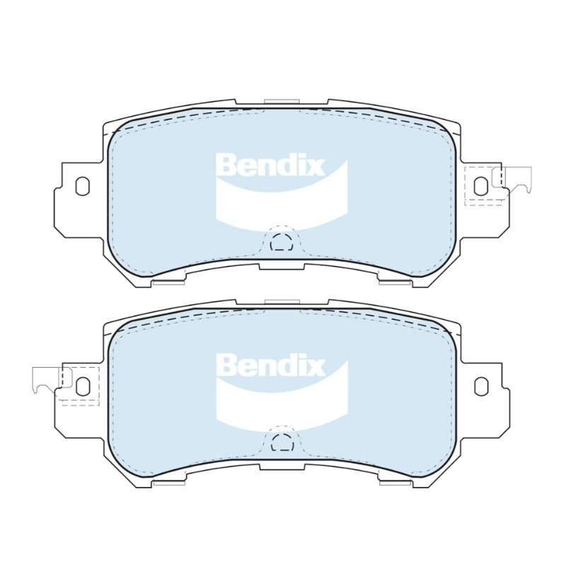 Rear Disc Rotors and Bendix Brake Pads for Mazda CX-3 DK 2.0L 03/2015-01/2018 281mm