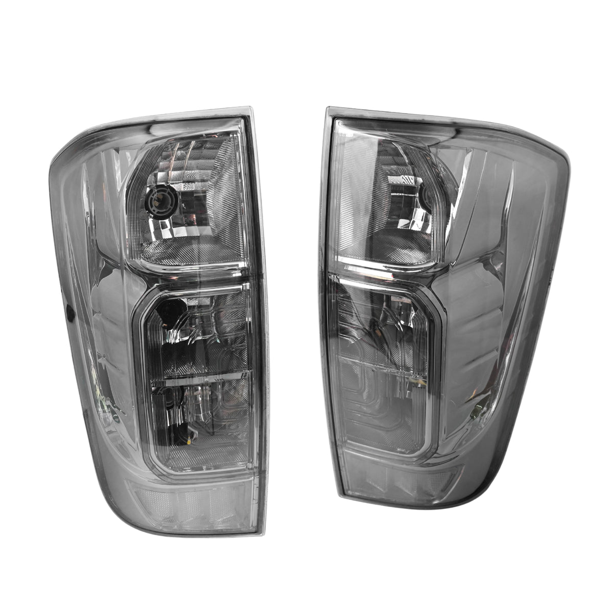 Smoked Black Pair LH+RH Tail Light Lamp Nissan Navara NP300 D23 15~25