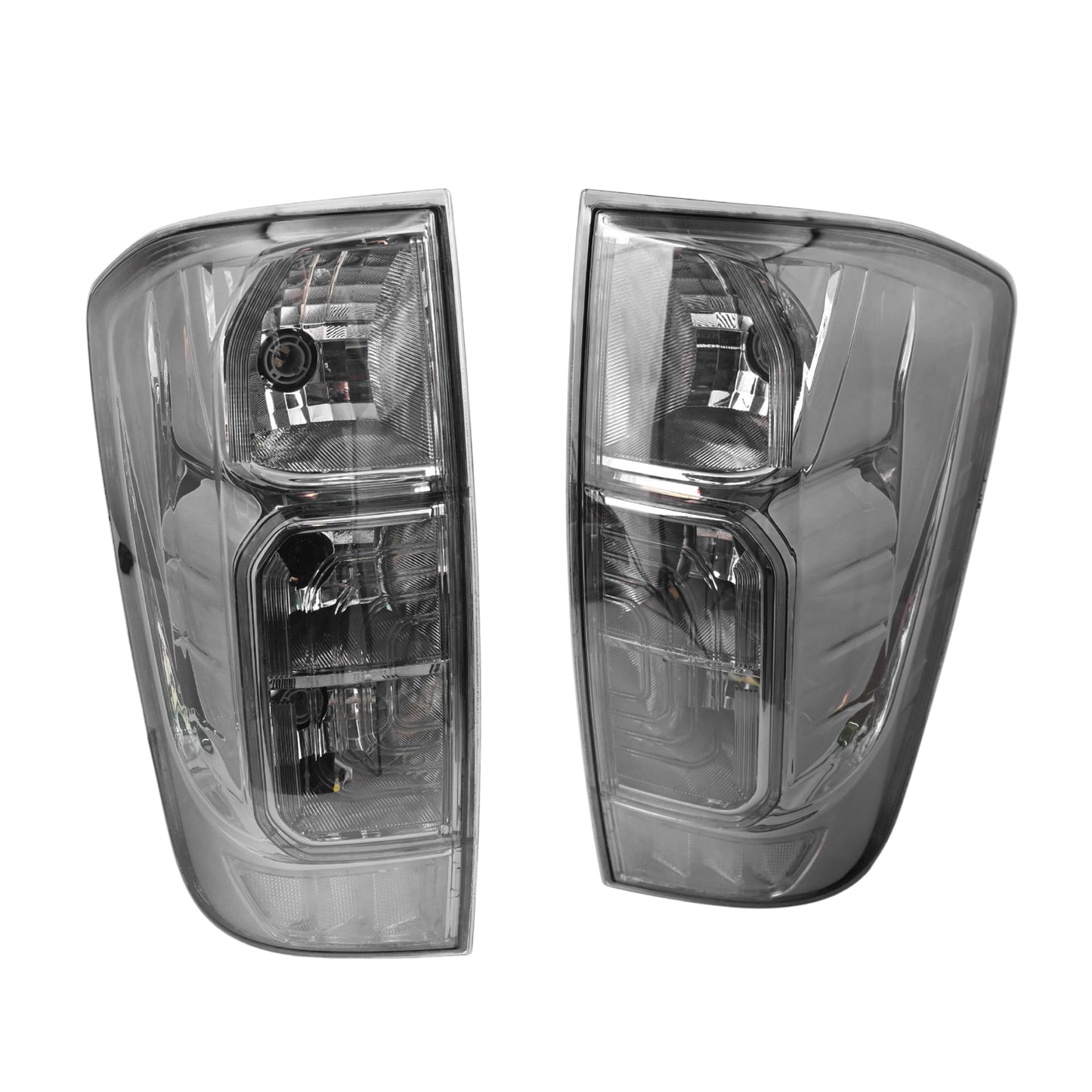 Smoked Black Pair LH+RH Tail Light Lamp Nissan Navara NP300 D23 15~25