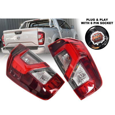 Pair LH+RH Tail Light Lamp LED For Nissan Navara NP300 D23 2020~2025