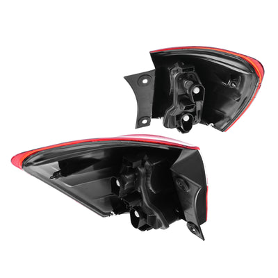 Pair LH+RH Tail Light Rear Lamp (With LED) For Nissan Dualis J10 2010-2014 Emark