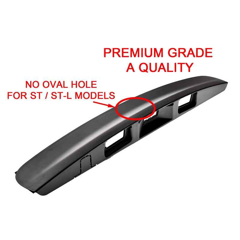 Tailgate Door Handle Cover Black No Hole + Bolts For Nissan Dualis J10 07~14