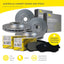 Front and Rear Brake Pads and Disc Rotor set for Kia Sportage SLi SX 2.0 2016-2022 Mechanical HB
