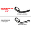 Pair LH+RH Inner Door Trim Handle Pull Grab For Ford Falcon BA 02~05