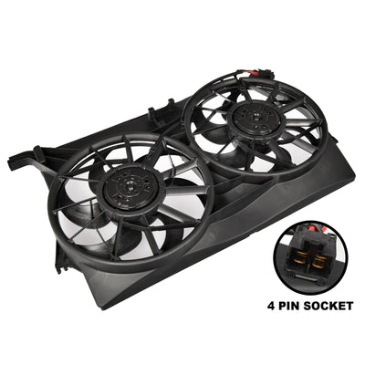 Twin Thermo Radiator Fans with motors For Ford Territory SX SY 2004~2011