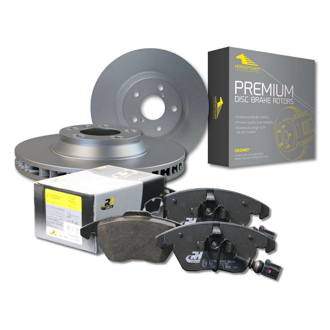 Rear Brake Pads and Disc Rotors set for Renault Megane RS265 RS275