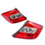 Set Pair LH+RH Tail light Rear Lamp For Honda Civic FB 4 Door Sedan 2012~2016