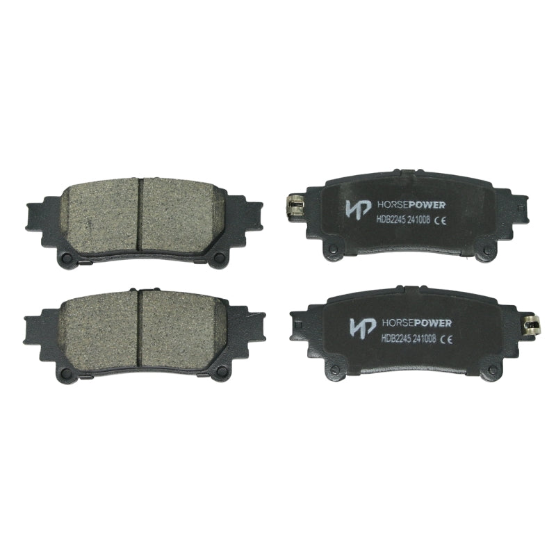 Rear Brake Pads and Disc Rotors for Toyota Fortuner GXL 2.8 2015-2020