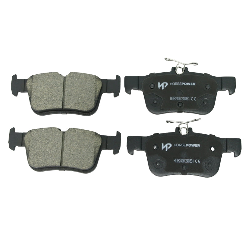 Rear Brake Pads and 302mm Disc Rotors for Ford Mondeo EXXWP