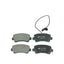 Rear Disc Rotor and Heavy Duty Brake Pads sensor for Renault MASTER 2.3dCi 10-20